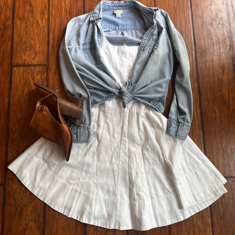 Banana Republic White Dress